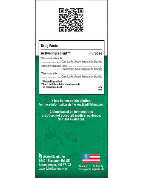 MediNatura, BHI, Constipation, 100 Tablets