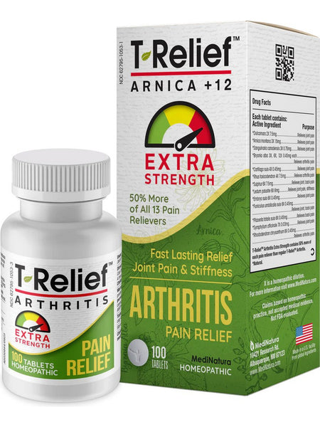 MediNatura, T-Relief Arthritis, 100 Tablets