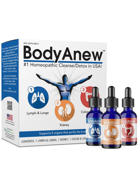 MediNatura, BodyAnew Detox, Multi-Pack, 1 Kit, 3 bottles