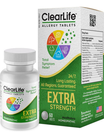 MediNatura, ClearLife, Extra Strength, 60 Tablets