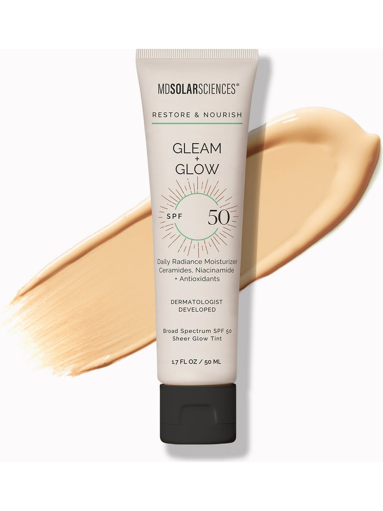 MDSolarSciences, Gleam + Glow SPF 50, 1.7 fl oz