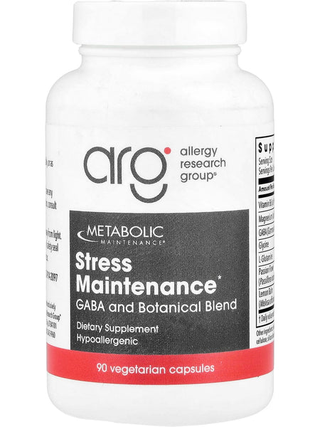 Metabolic Maintenance, Stress Maintenance (formerly Anxiety Control Plus), 90 Vegetarian Capsules