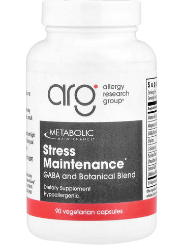 Metabolic Maintenance, Stress Maintenance (formerly Anxiety Control Plus), 90 Vegetarian Capsules