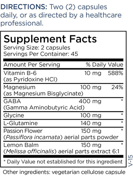 Metabolic Maintenance, Stress Maintenance (formerly Anxiety Control Plus), 90 capsules