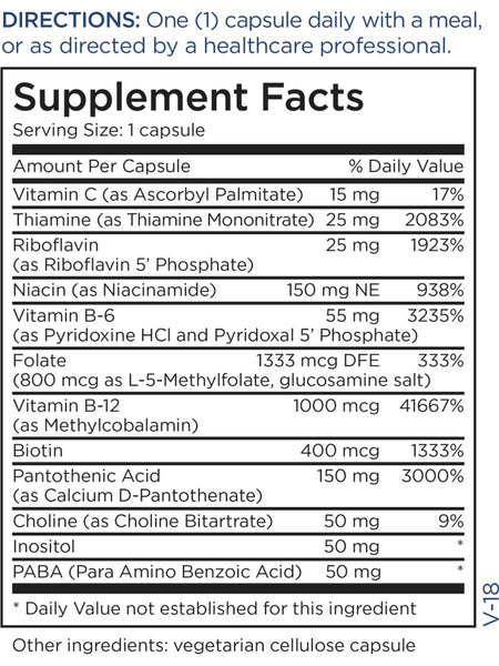 Metabolic Maintenance, B-Complex, 90 capsules