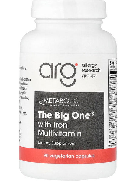 Metabolic Maintenance, The Big One With Iron Multivitamin, 90 Vegetarian Capsules