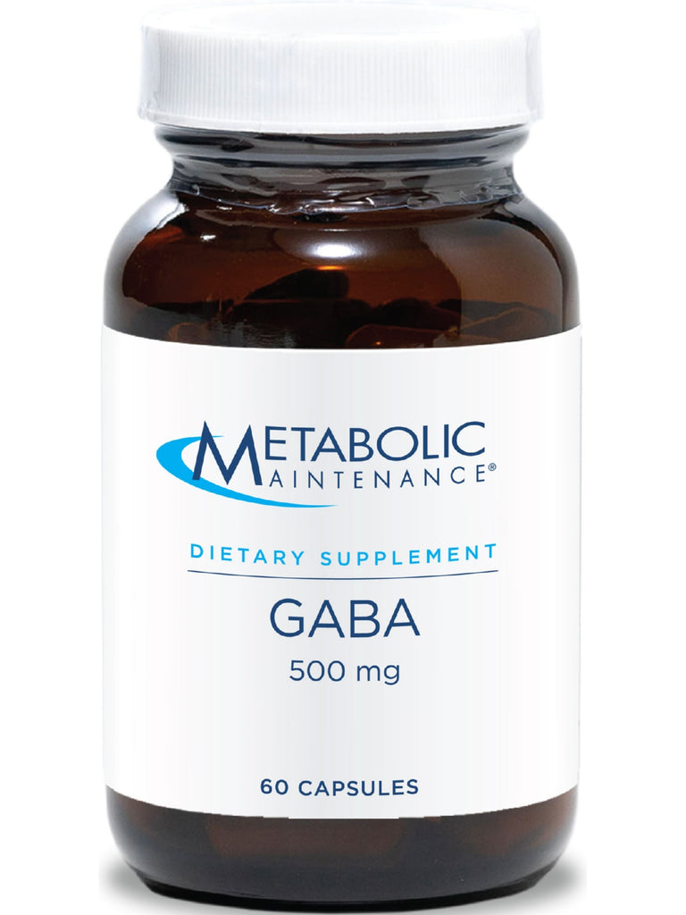 Metabolic Maintenance, GABA, 500 mg, 60 capsules