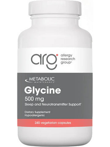 Metabolic Maintenance, Glycine, 500 mg, 240 Vegetarian Capsules