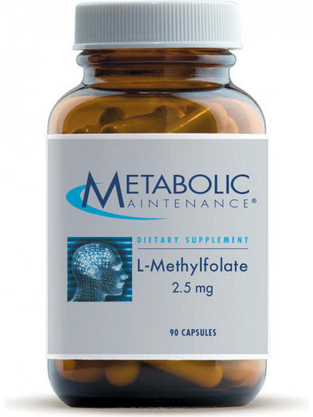 Metabolic Maintenance, L-Methylfolate 2.5 mg, 90 capsules