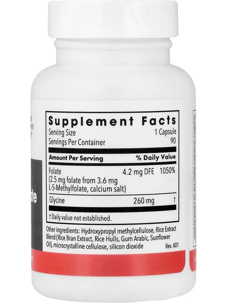 Metabolic Maintenance, L-Methylfolate 2.5 mg, 90 Vegetarian Capsules