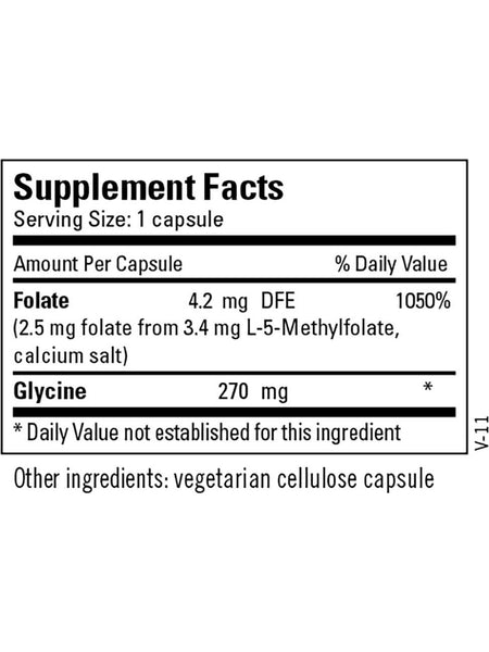 Metabolic Maintenance, L-Methylfolate 2.5 mg, 90 capsules
