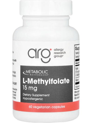 Metabolic Maintenance, L-Methylfolate, 15 mg, 60 Vegetarian Capsules
