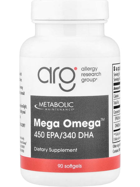 Metabolic Maintenance, Mega Omega, 90 Softgels
