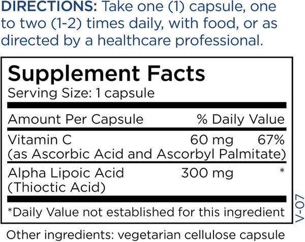 Metabolic Maintenance, Alpha Lipoic Acid 300 mg, 90 capsules