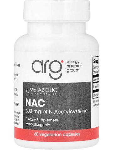 Metabolic Maintenance, NAC, 600 mg, 60 Vegetarian Capsules
