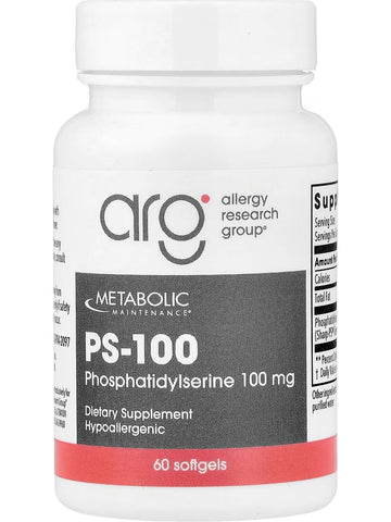 Metabolic Maintenance, PS-100 Phosphatidylserine, 100 mg, 60 Softgels