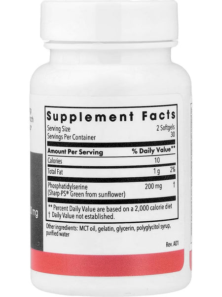 Metabolic Maintenance, PS-100 Phosphatidylserine, 100 mg, 60 Softgels