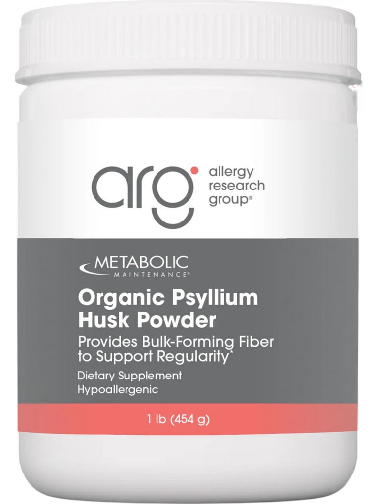 Metabolic Maintenance, Organic Psyllium Husk Powder, 1 lb