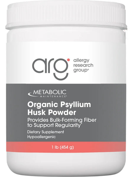 Metabolic Maintenance, Organic Psyllium Husk Powder, 1 lb
