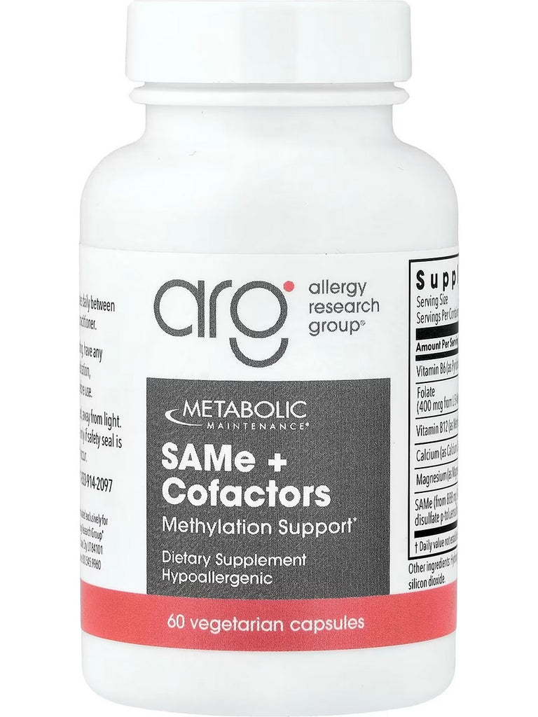 Metabolic Maintenance, SAMe + Cofactors, 60 Vegetarian Capsules