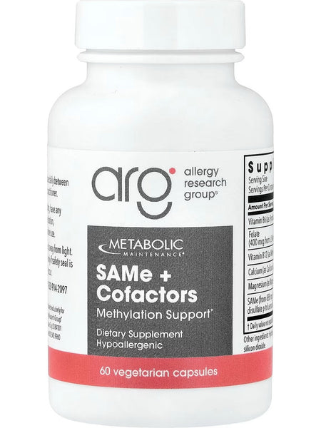 Metabolic Maintenance, SAMe + Cofactors, 60 Vegetarian Capsules