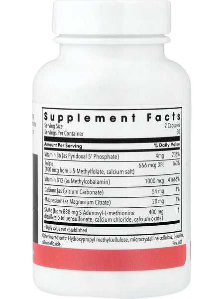Metabolic Maintenance, SAMe + Cofactors, 60 Vegetarian Capsules
