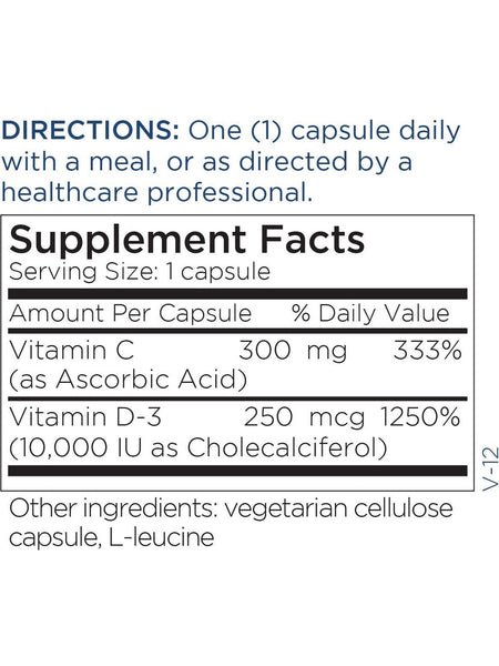 Metabolic Maintenance, Vitamin D-3 10,000 IU, 60 capsules
