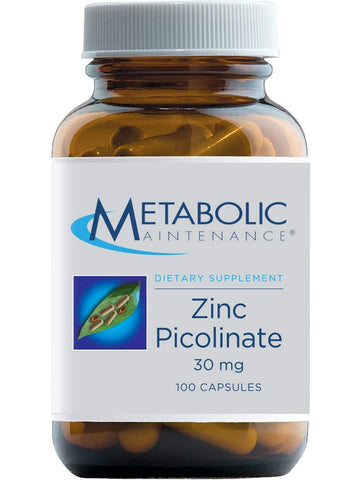 Metabolic Maintenance, Zinc Picolinate 30 mg, 100 capsules