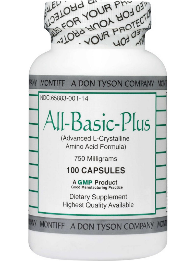 Montiff, ALL-BASIC-PLUS 750 mg, 100 Capsules