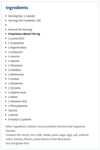 Montiff, ALL-BASIC-PLUS 750 mg, 100 Capsules