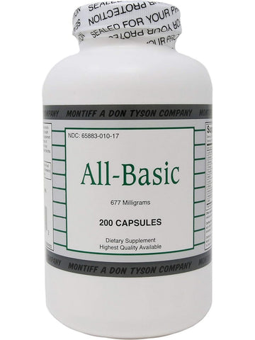 Montiff, ALL-BASIC 677 mg, 200 Capsules