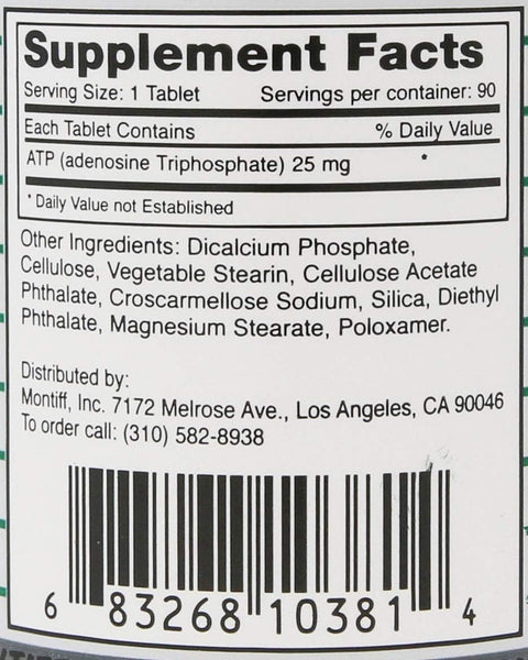 Montiff, A.T.P. 25 mg, 90 Tablets