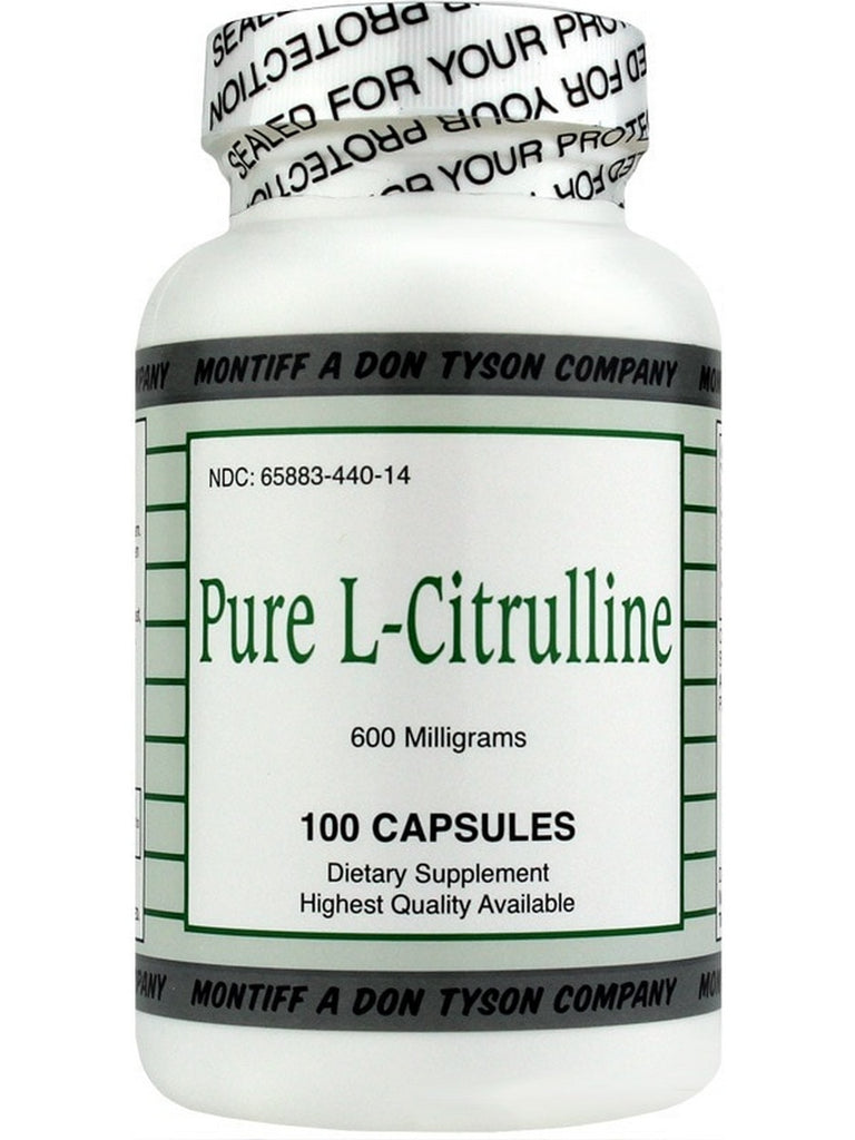 Montiff, Pure L-Citrulline 600 mg, 100 Capsules