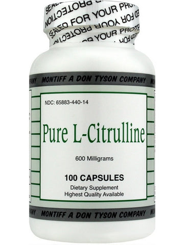 Montiff, Pure L-Citrulline 600 mg, 100 Capsules