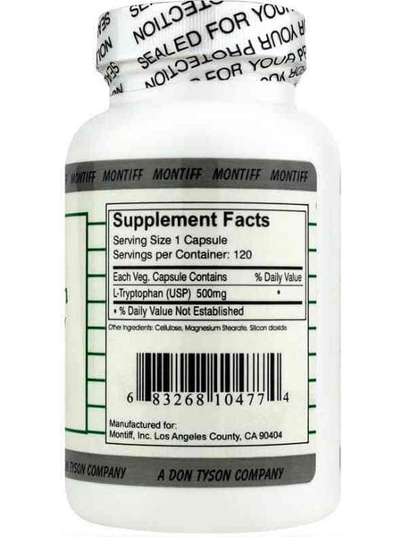 Montiff, L-Tryptophan, 120 Capsules
