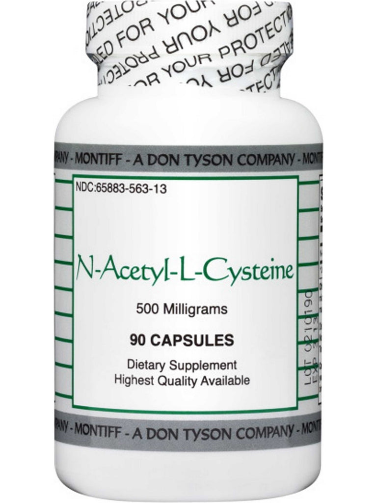 Montiff, N-Acetyl-L-Cysteine 500 mg, 90 Capsules
