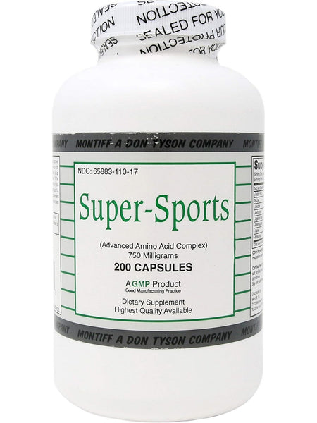 Montiff, Super-Sports 750 mg, 200 Capsules