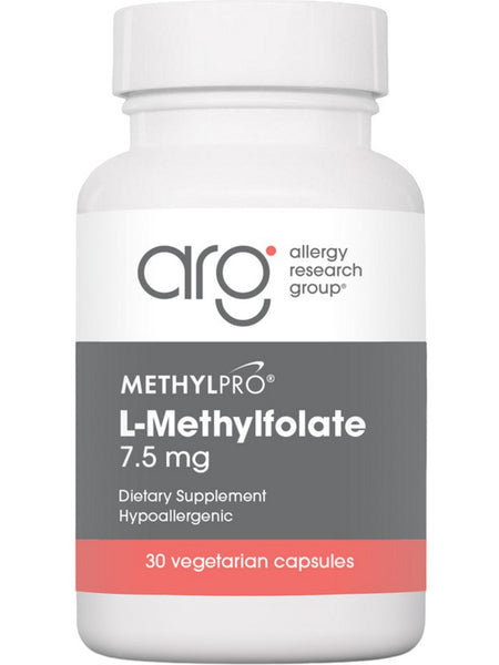 MethylPro, L-Methylfolate, 7.5 mg, 30 Vegetarian Capsules