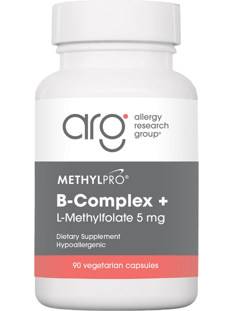 MethylPro, B-Complex + L-Methylfolate, 5 mg, 90 Vegetarian Capsules