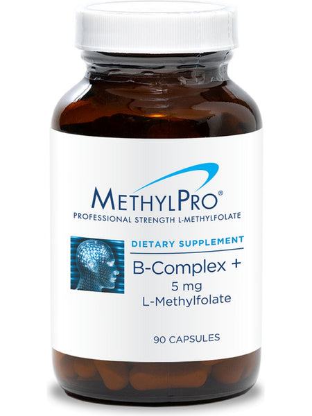 MethylPro, B-Complex +, 5 mg, L-Methylfolate, 90 Capsules