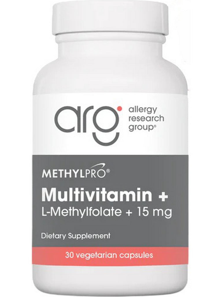 MethylPro, Multivitamin + L-Methylfolate, 15 mg, 30 Vegetarian Capsules