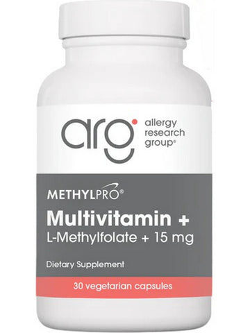 MethylPro, Multivitamin + L-Methylfolate, 15 mg, 30 Vegetarian Capsules