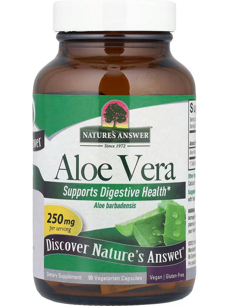 Nature's Answer, Aloe Vera, 250 mg, 90 Vegetarian Capsules