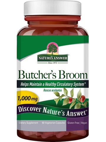 Nature's Answer, Butcher's Broom, 90 Vegetarian Capsules