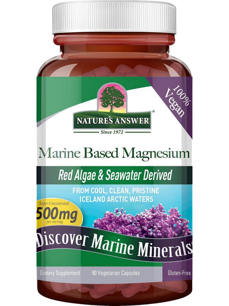 Nature's Answer, Marine Based Magnesium, 90 Vegetarian Capsules