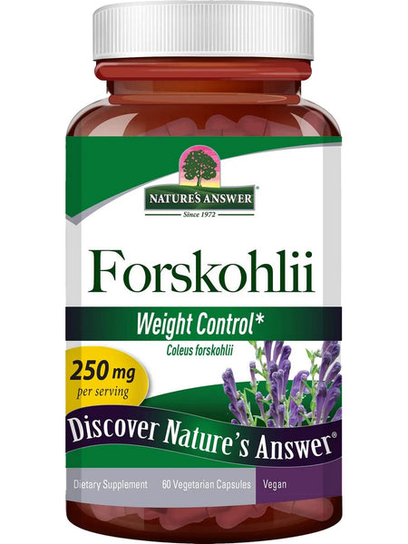 Nature's Answer, Forskohlli, 60 Vegetarian Capsules