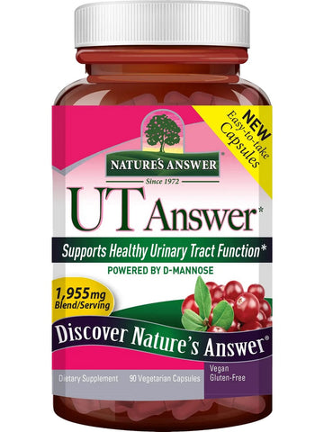 Nature's Answer, UT Answer with D-Mannose, 90 Vegetarian Capsules