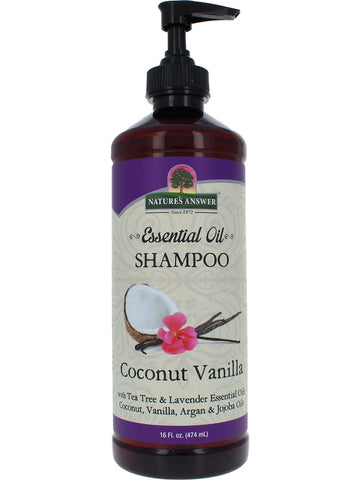 Nature's Answer, Essential Oil, Shampoo Coconut Vanilla, 16 fl oz