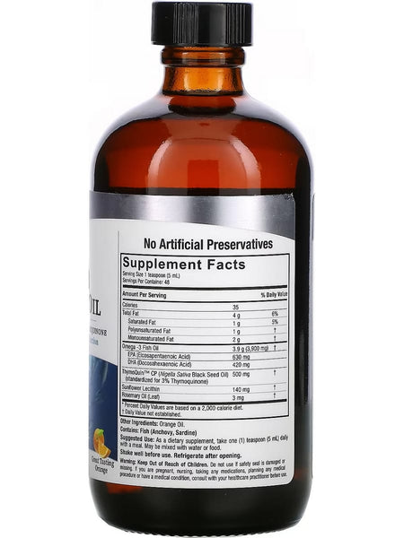 Nature's Answer, Omega-3, Black Seed Oil Great Tasting Orange, 8 fl oz