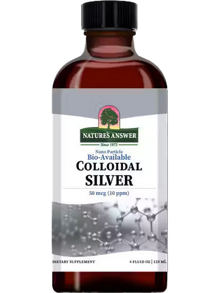 Nature's Answer, Colloidal Silver Liquid 50 mcg, 4 fl oz